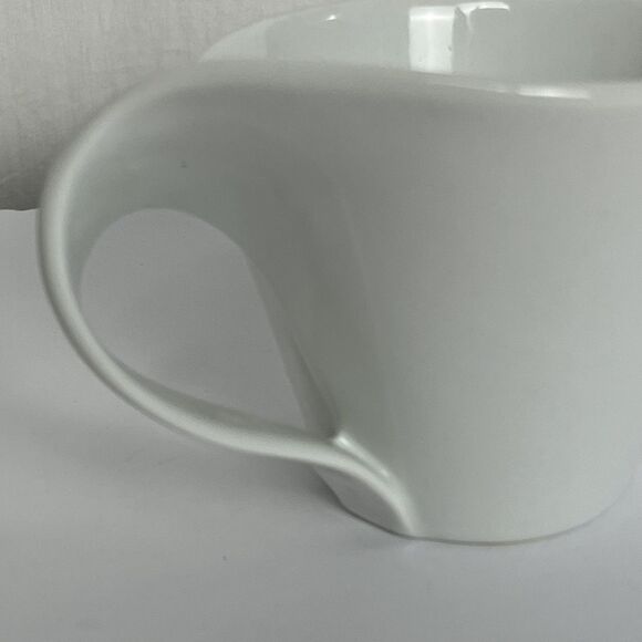 OKKO Coffee Tea Cup Set 2 Vintage Y2K Modern Design White Ceramic MOMA Argentina - Picture 5 of 8